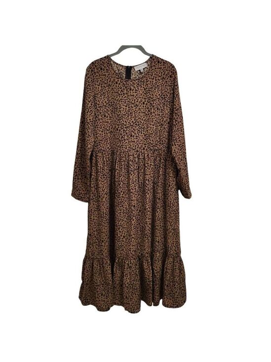 Never Fully Dressed Dresses & Skirts - Never Fully Dressed Leopard Midi Dress sz‎ 8
